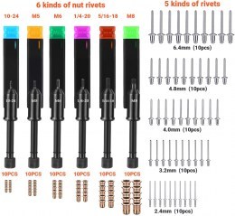 TACKLIFE 11 Rivet Nut Tool for Rivets78